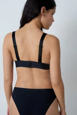 Hot ETAM Sujetador triangular sin aros NEGRO