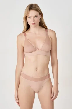 Clearance ETAM Sujetador triángulo sin aros de tul BLUSH