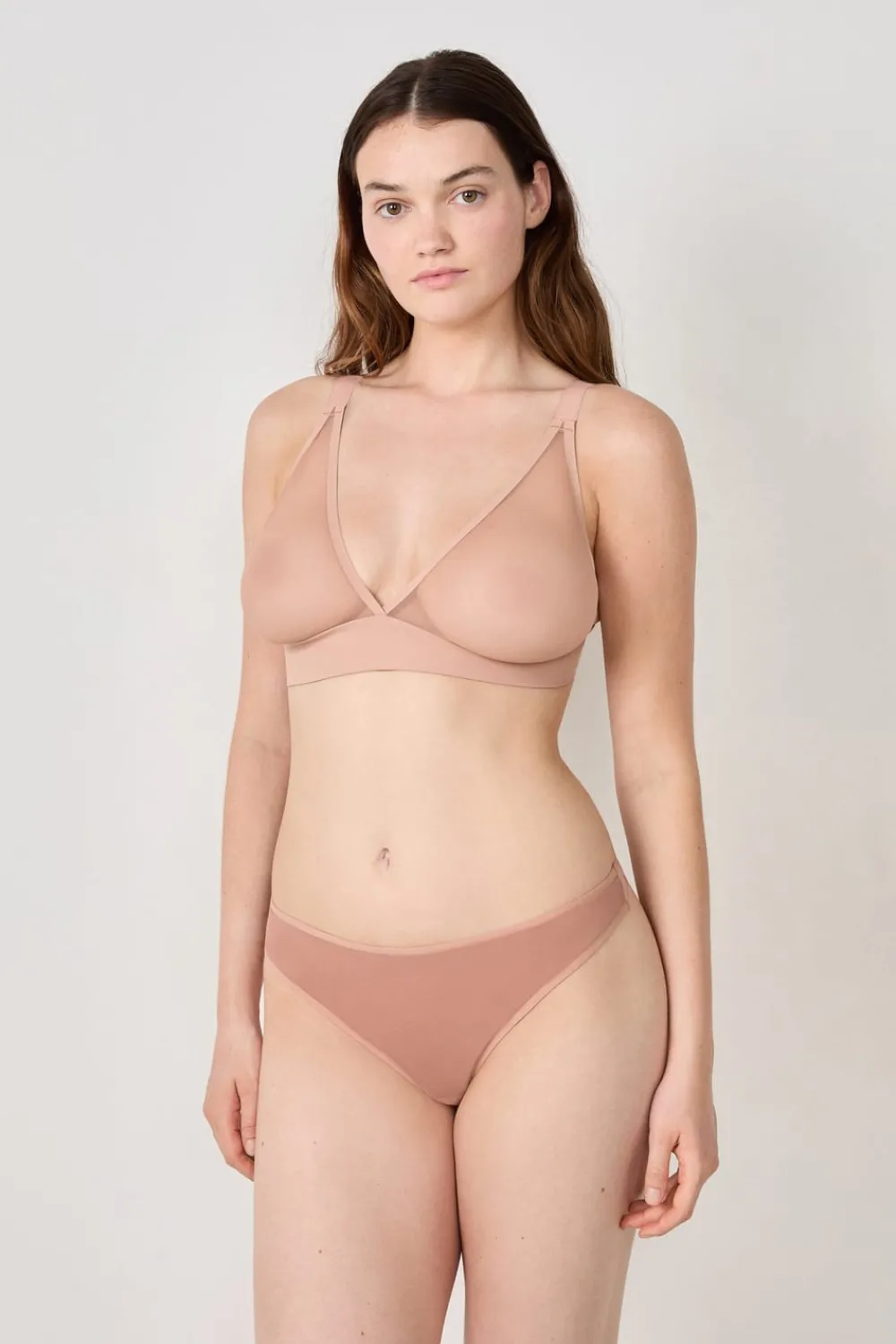 Clearance ETAM Sujetador triángulo sin aros de tul BLUSH