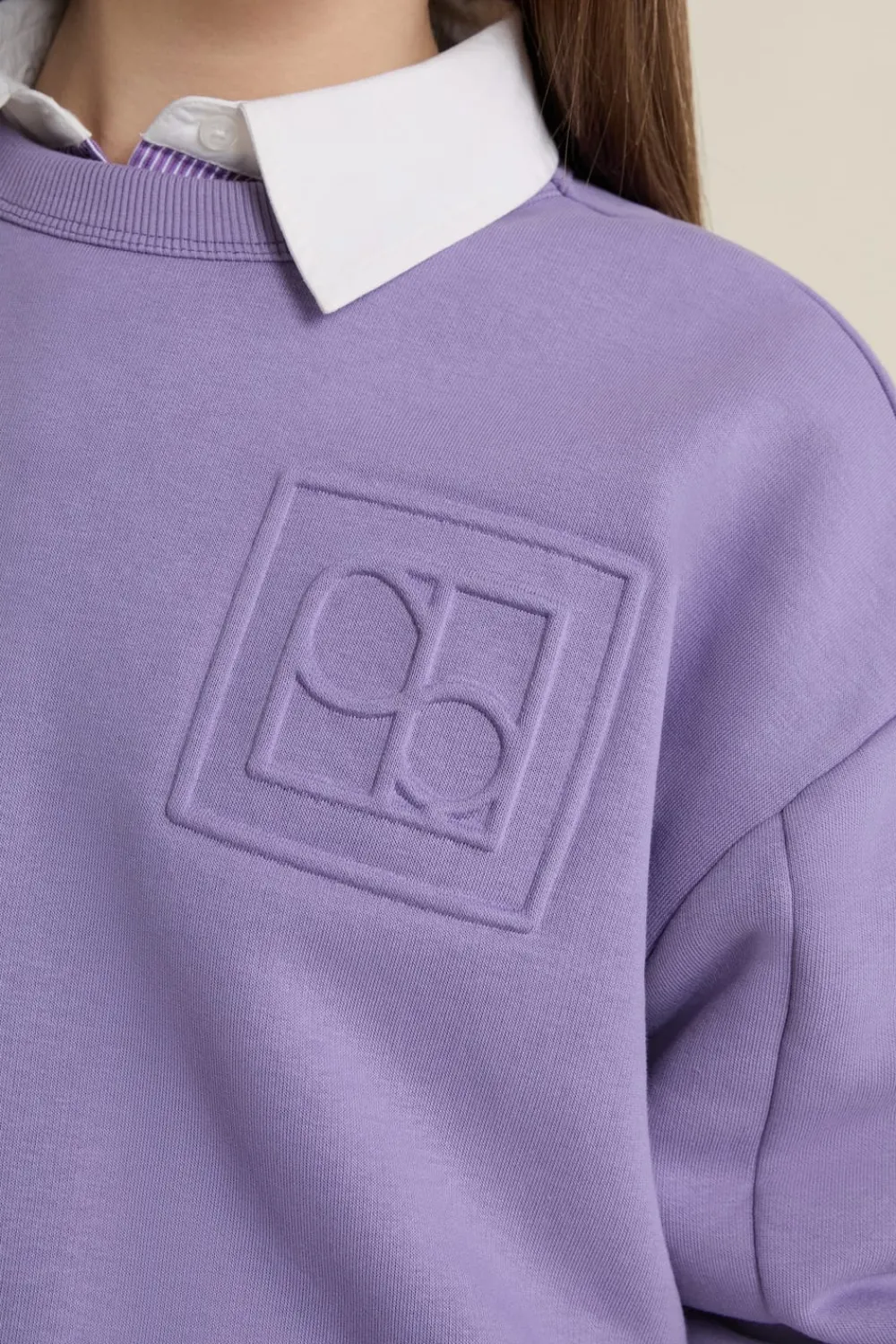 Discount ETAM Sweatshirt manches longues VIOLET