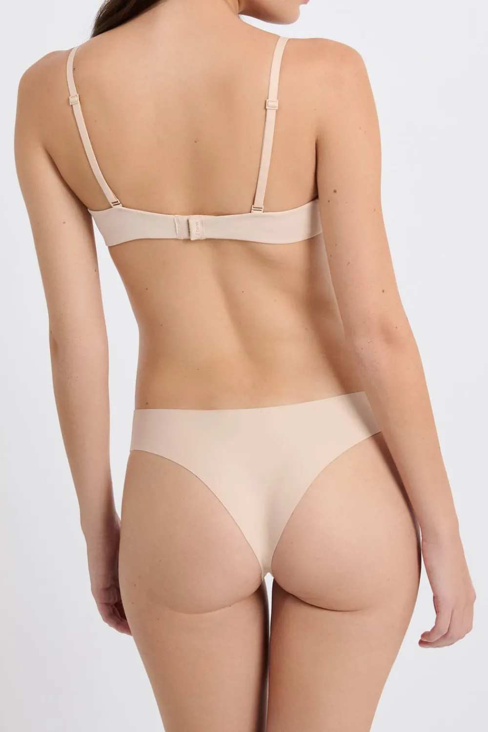 Hot ETAM Tanga alto de microfibra PIEL