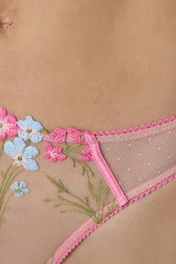 ETAM Tanga bordado AZUL