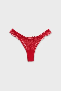 Discount ETAM Tanga bordado corazón ROJO