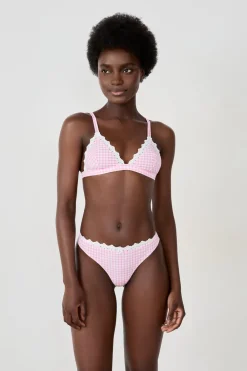 New ETAM Tanga con bordado ROSA
