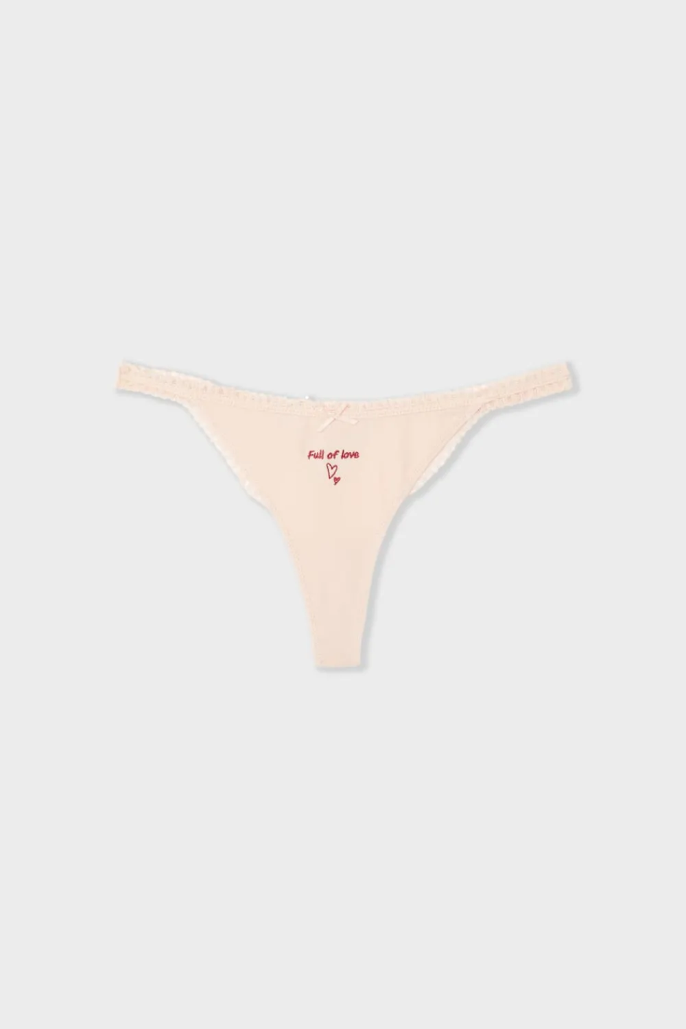 Clearance ETAM Tanga de algodón ROSA EMPOLVADO