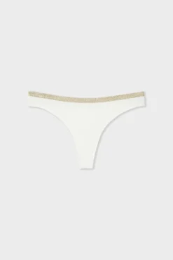 Outlet ETAM Tanga de algodón crudo
