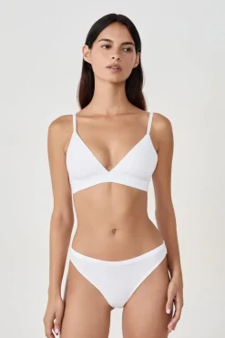Sale ETAM Tanga de algodón BLANCO