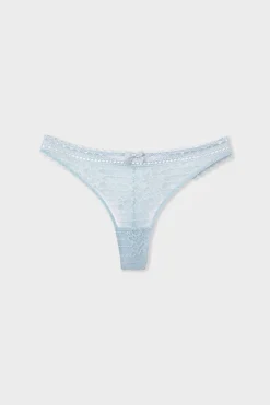 Hot ETAM Tanga de encaje ESTAMPADO CIELO