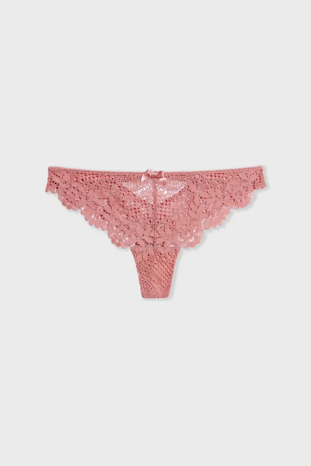 Hot ETAM Tanga de encaje ROSA