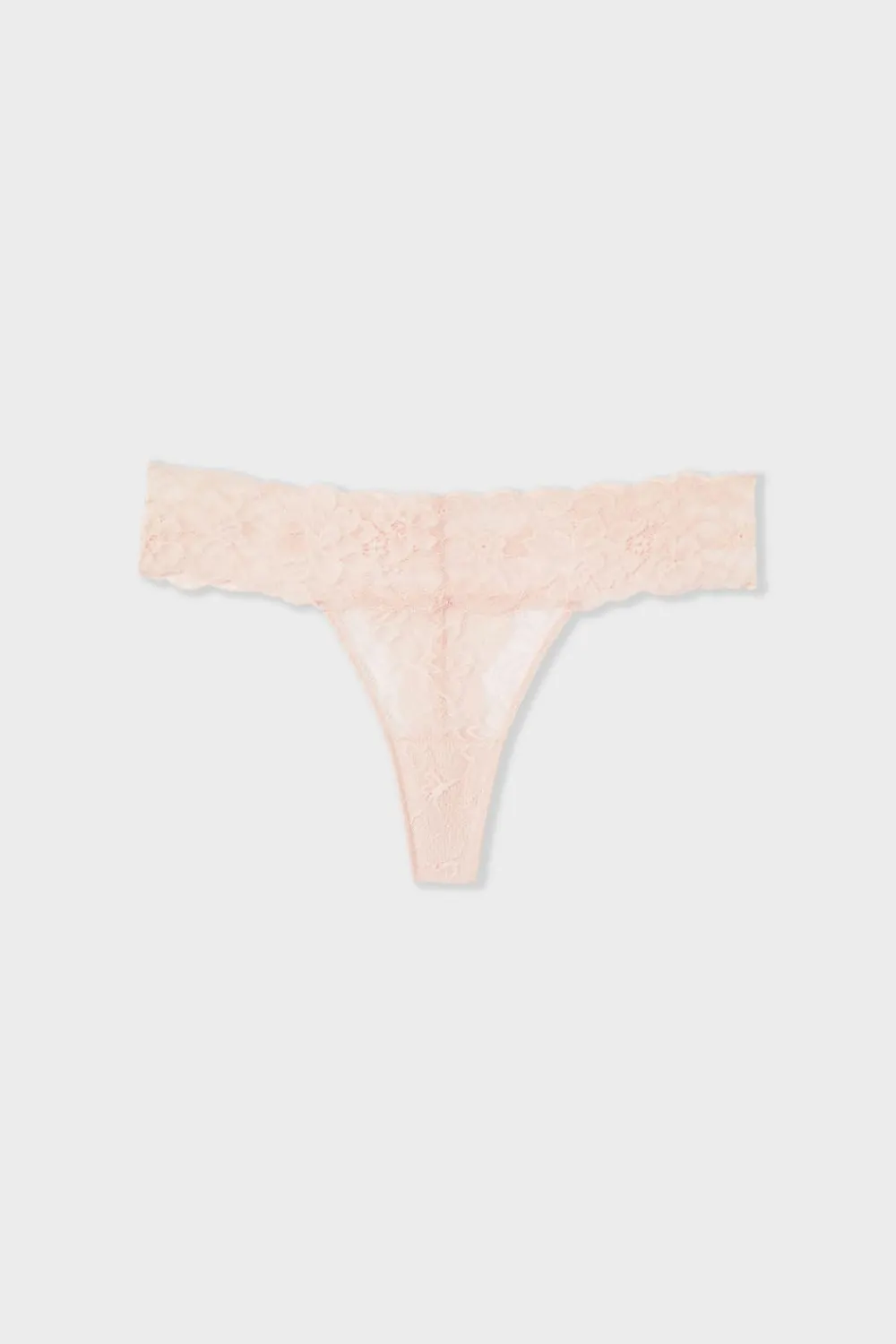 ETAM Tanga de encaje ROSA