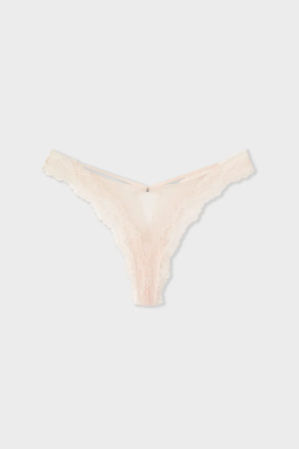 Hot ETAM Tanga de encaje ROSA