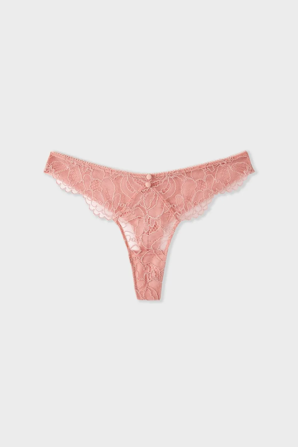 Online ETAM Tanga de encaje ROSA EMPOLVADO