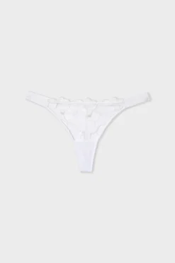 Clearance ETAM Tanga de encaje BEIGE