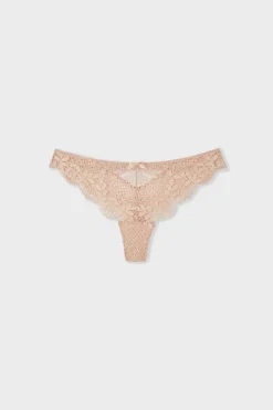 Sale ETAM Tanga de encaje PETUNIA