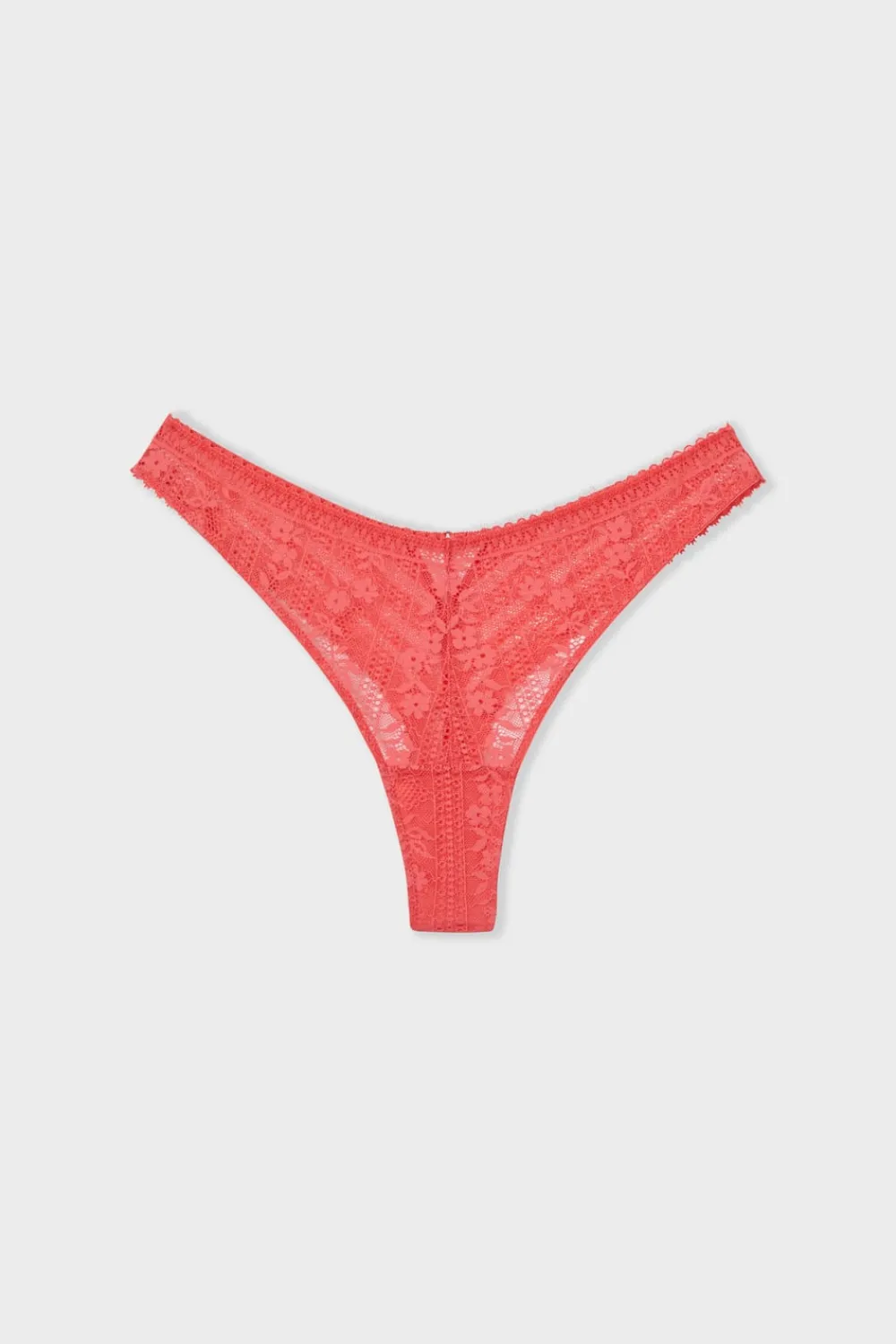 Hot ETAM Tanga de encaje ROSA