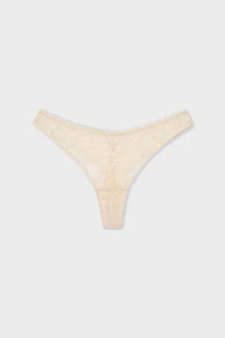 Discount ETAM Tanga de encaje ROSA CLARO