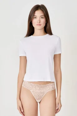 Online ETAM Tanga de encaje ESTAMPADO