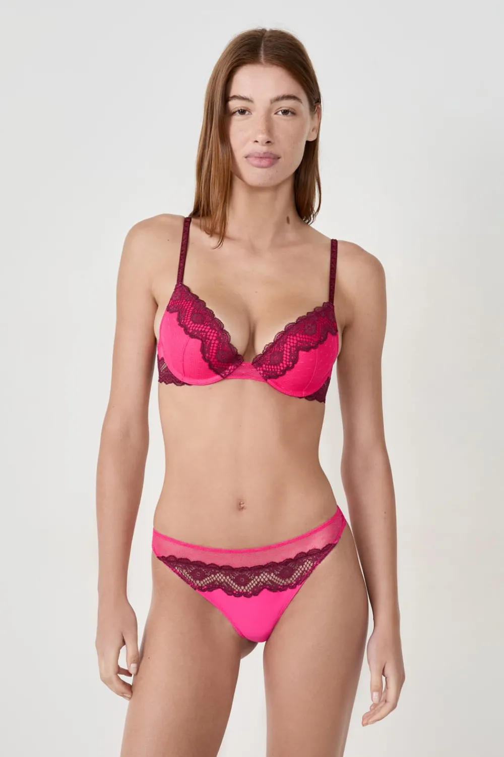 Best ETAM Tanga de encaje PETUNIA