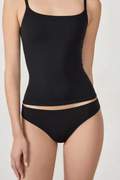 Best ETAM Tanga de microfibra NEGRO