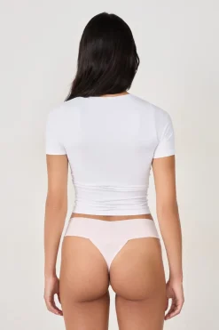 Sale ETAM Tanga de microfibra ROSA