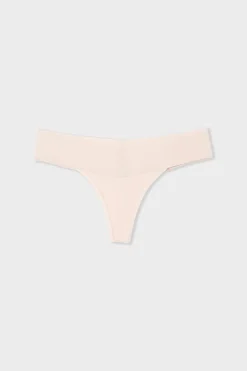 Sale ETAM Tanga de microfibra ROSA