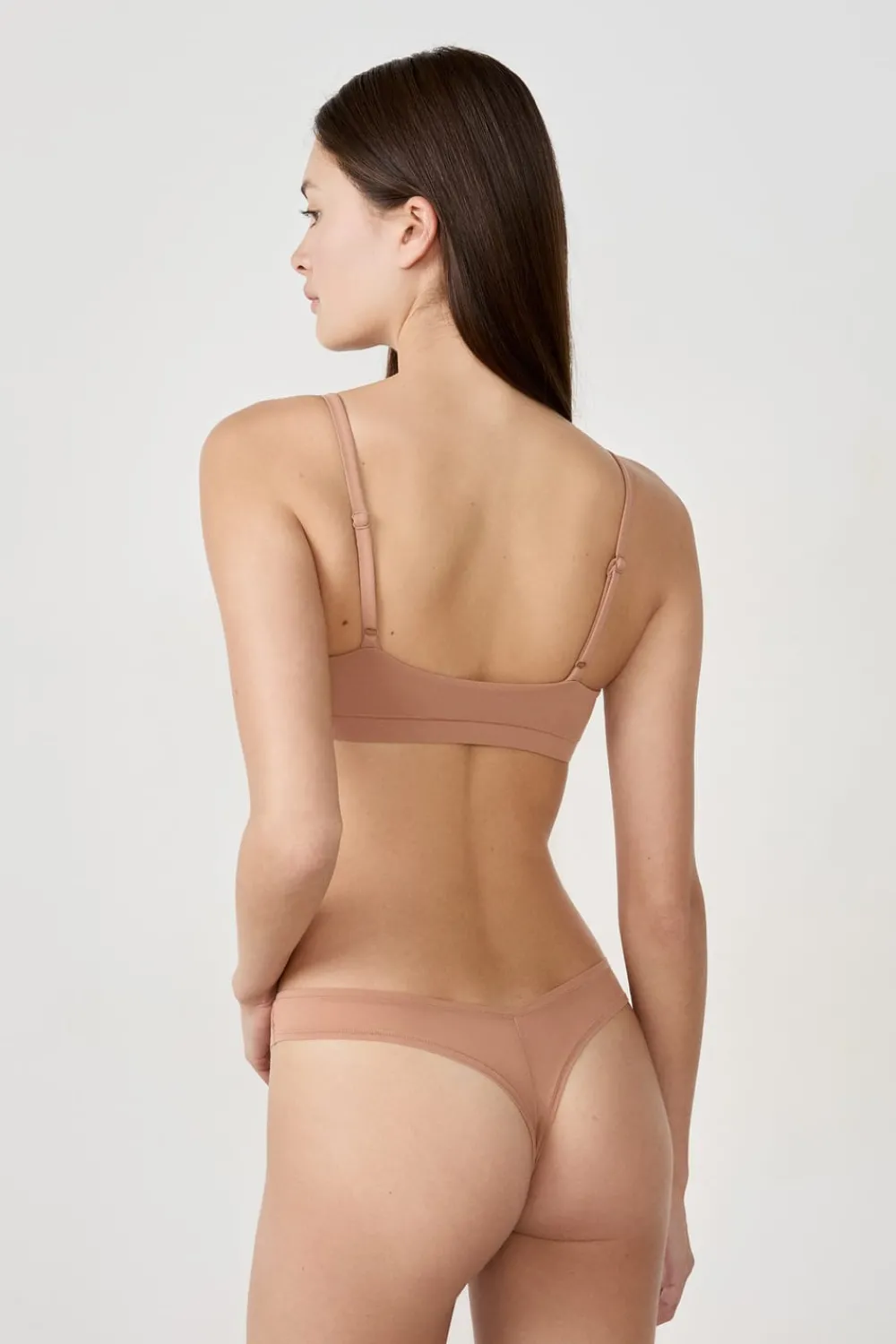 Online ETAM Tanga de microfibra BLUSH