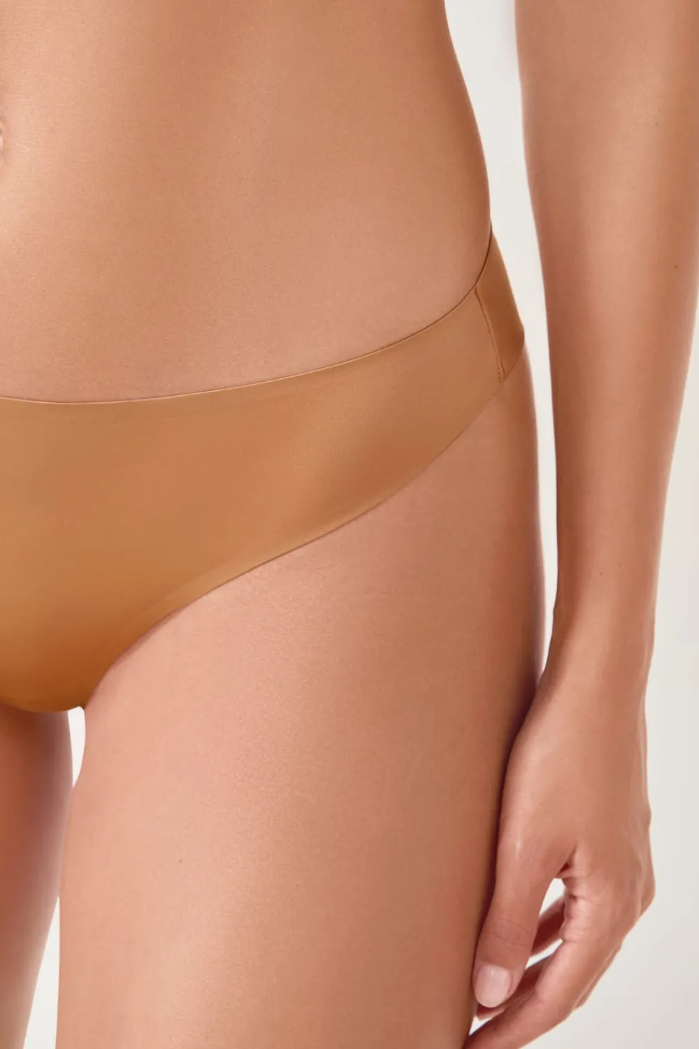 New ETAM Tanga de microfibra BLUSH