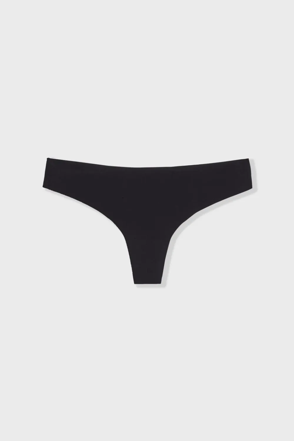 Discount ETAM Tanga de microfibra NEGRO