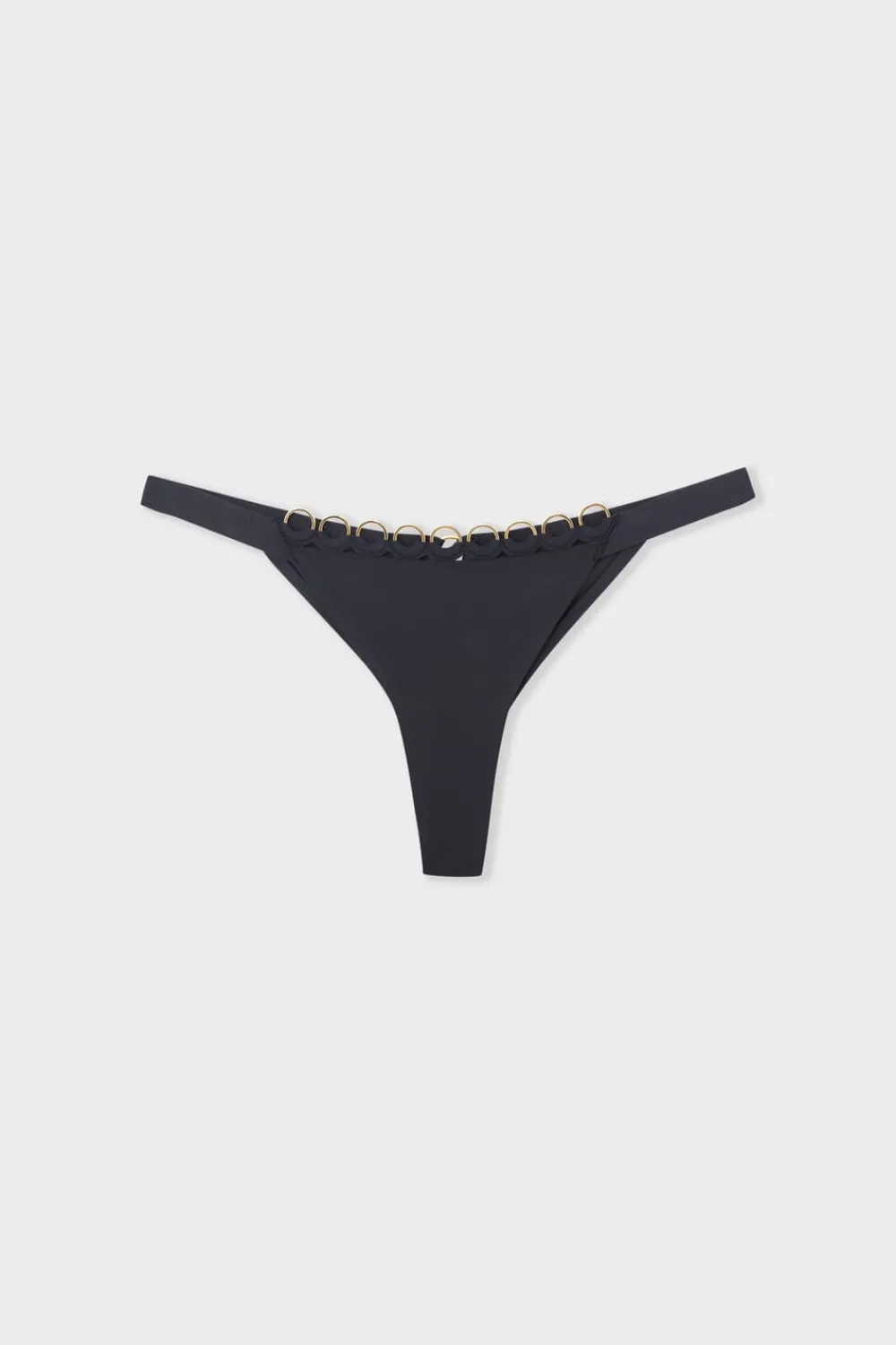 Best ETAM Tanga de microfibra NEGRO
