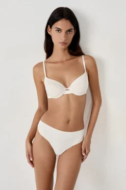 New ETAM Tanga de microfibra satinada CRUDO