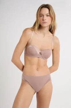 Discount ETAM Tanga de microfibra satinada TOPO