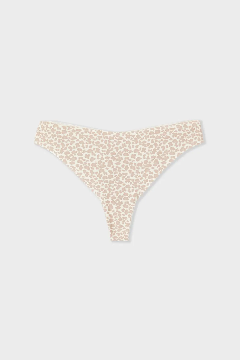 Clearance ETAM Tanga de microfibra sin costuras ESTAMPADO