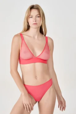 Discount ETAM Tanga de tul CORAL