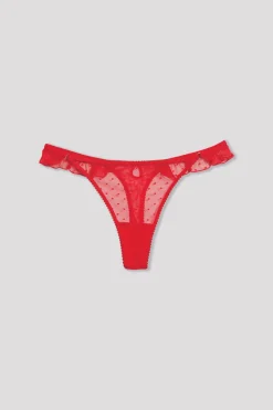 Outlet ETAM Tanga de tul CARDINAL