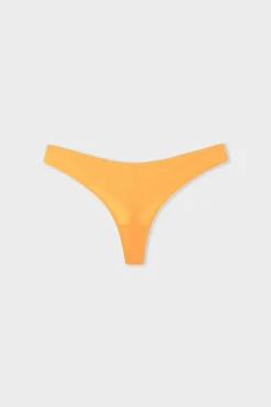 Best ETAM Tanga de tul AMARILLO SOL