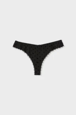 Sale ETAM Tanga liso NEGRO