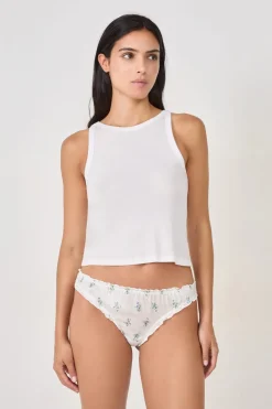 Online ETAM Tanga satinado estampado ESTAMPADO FONDO BLANCO