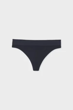 Sale ETAM Tanga sin costuras MARINO