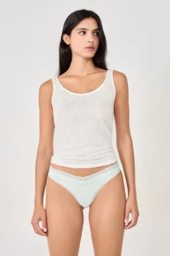 Outlet ETAM Tanga v shape de microfibra ESMERALDA