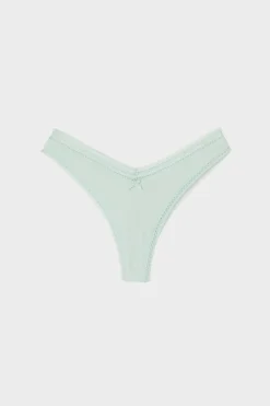 Outlet ETAM Tanga v shape de microfibra ESMERALDA