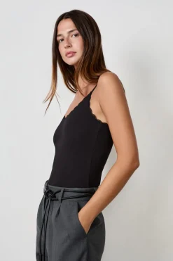 Sale ETAM Top 100% algodón NEGRO