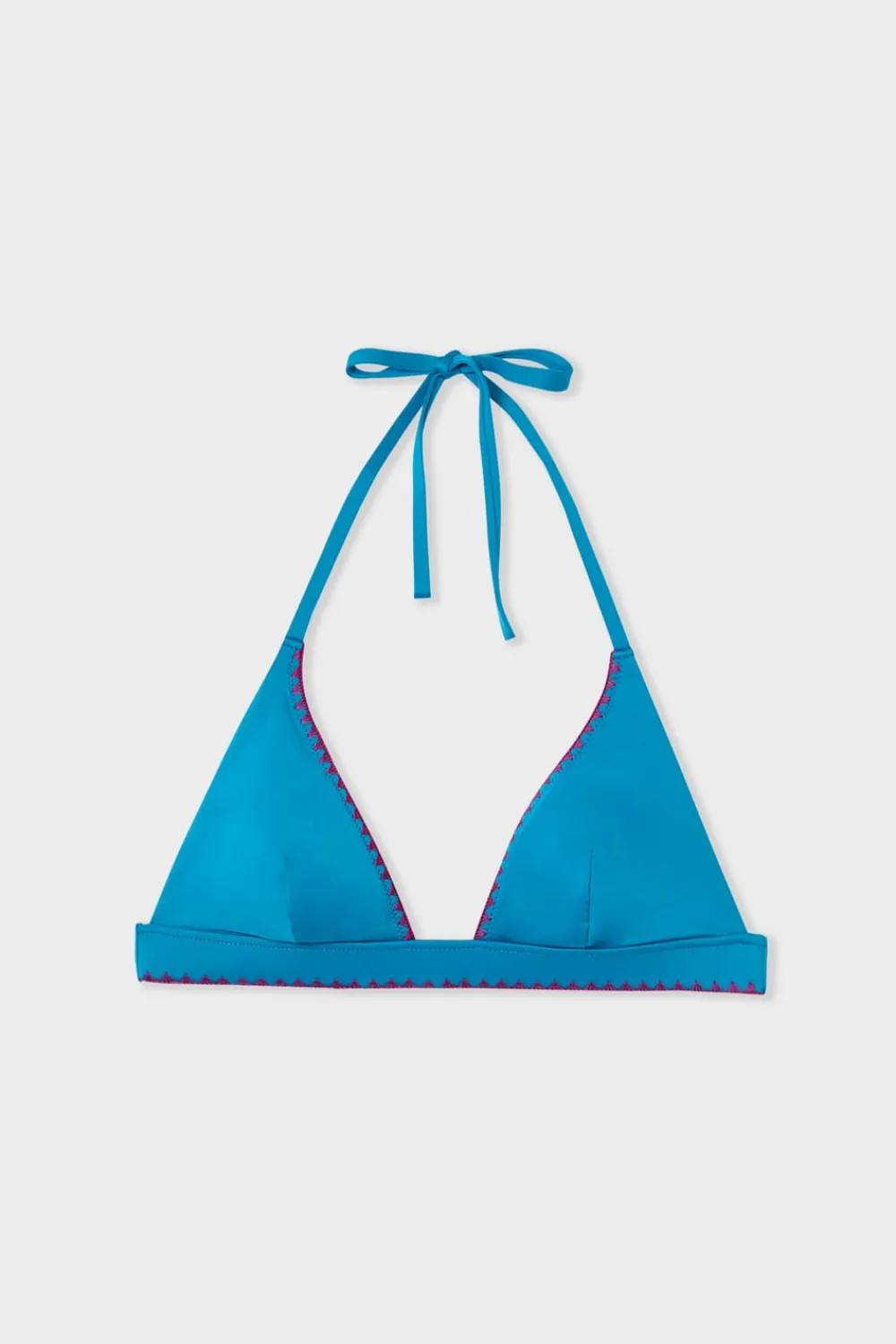 Sale ETAM Top bikini triangular VERDE