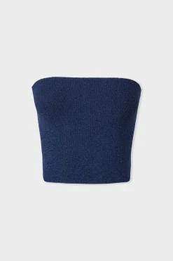 New ETAM Top bandeau elástico AZUL NOCHE
