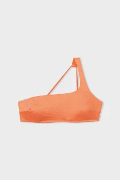Hot ETAM Top bikini asimétrico NARANJA
