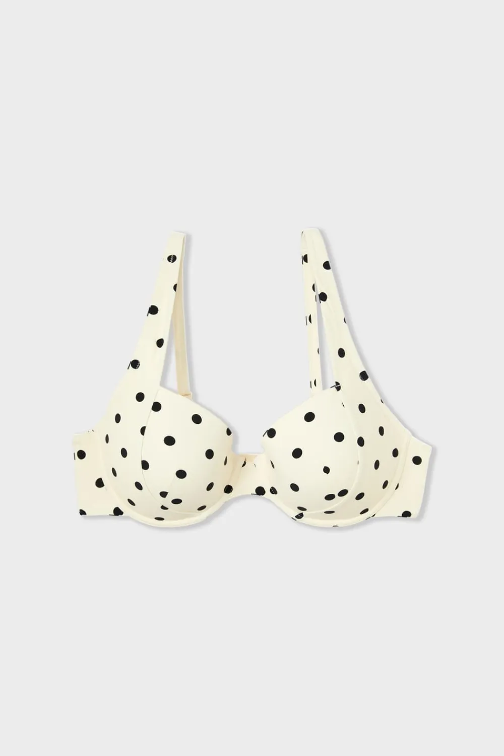 Sale ETAM Top bikini balconet de lunares ESTAMPADO