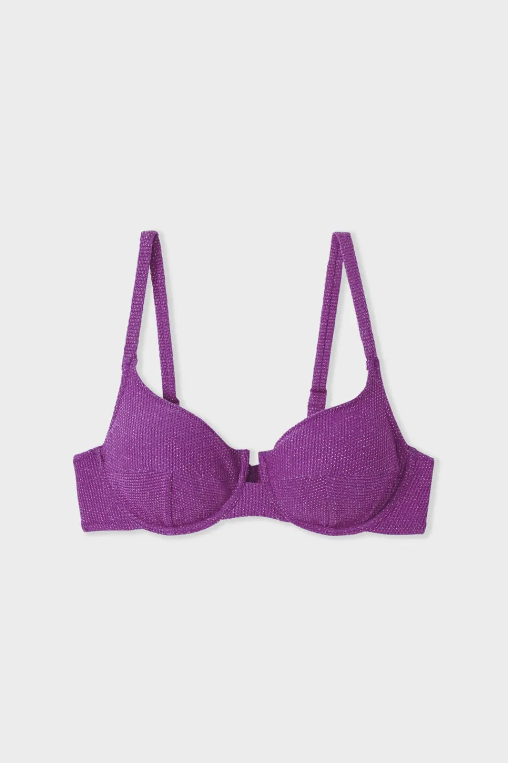 Sale ETAM Top bikini con aros MORADO