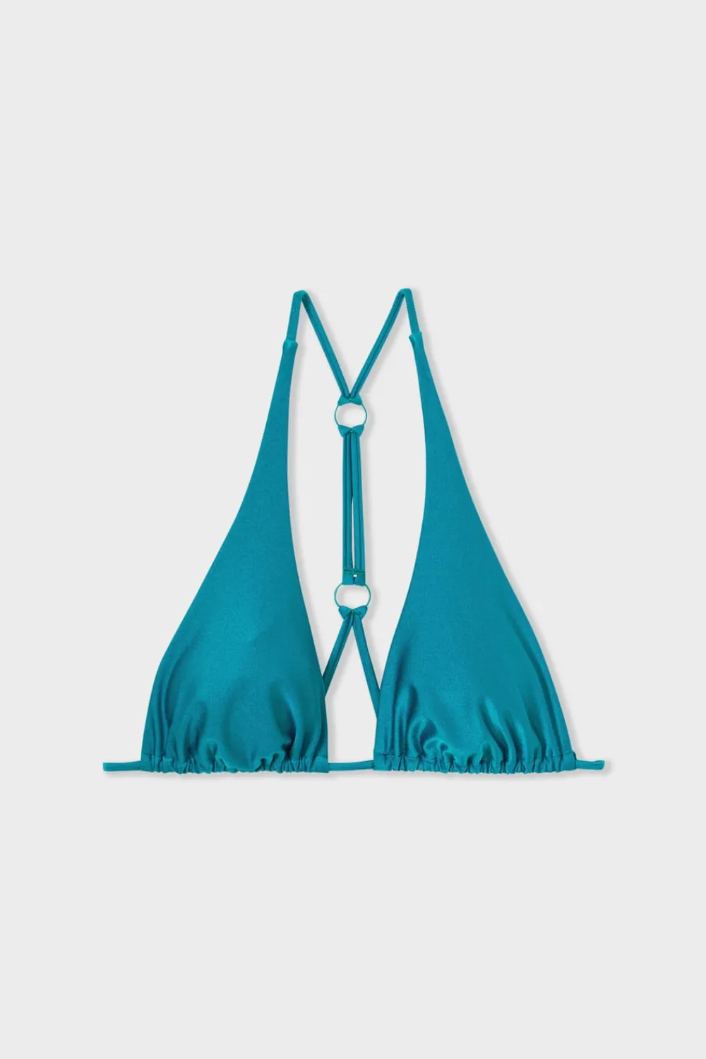 Clearance ETAM Top bikini triangular VERDE