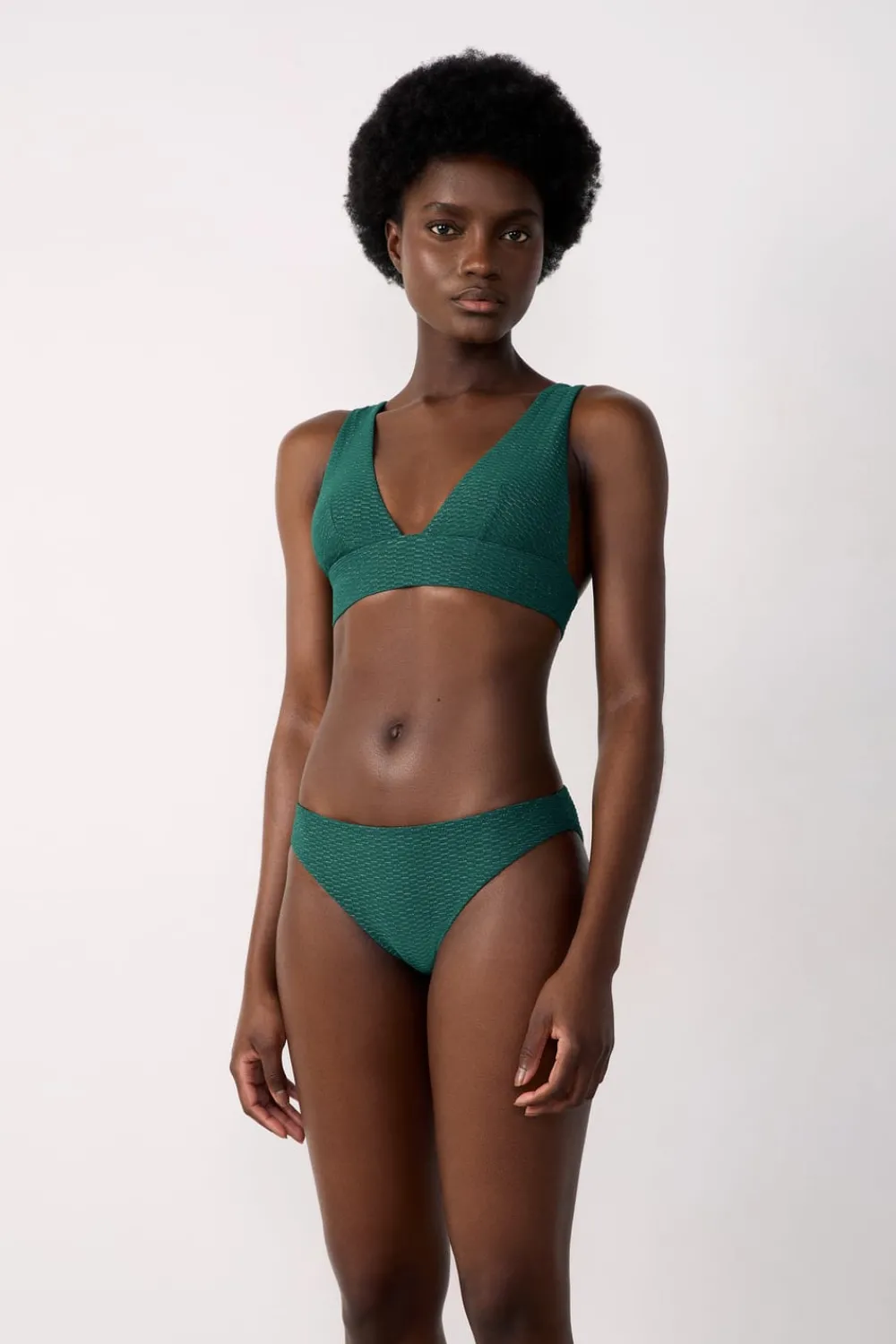 ETAM Top bikini triangular ESMERALDA