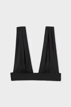 Clearance ETAM Top bikini triangular NEGRO