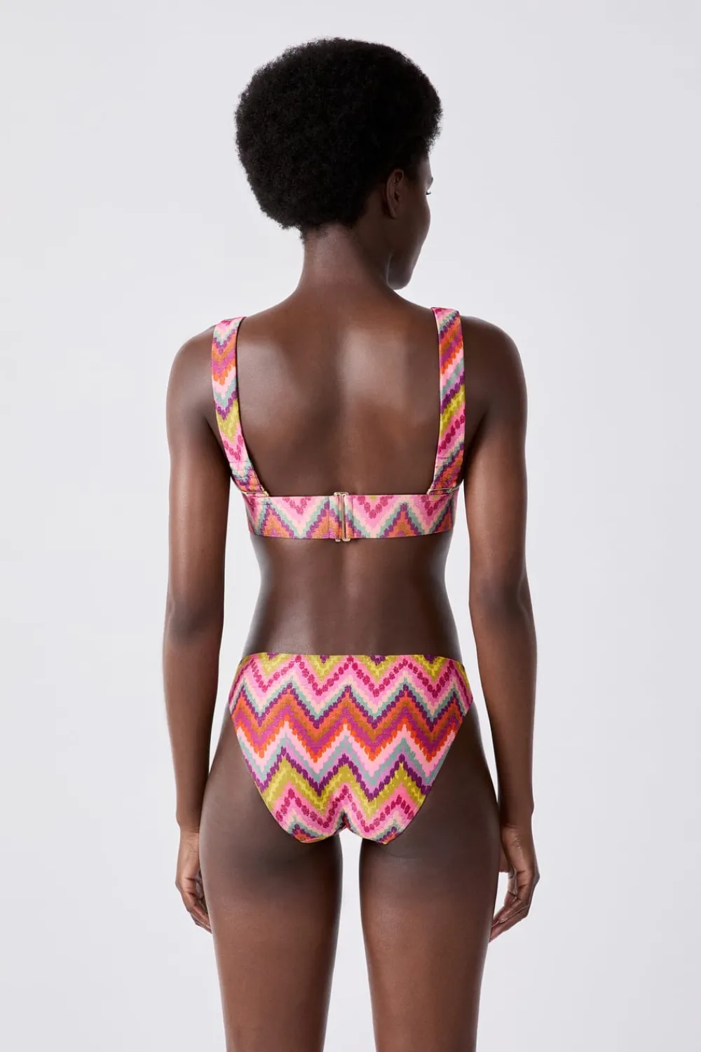 Hot ETAM Top bikini triangular ESTAMPADO